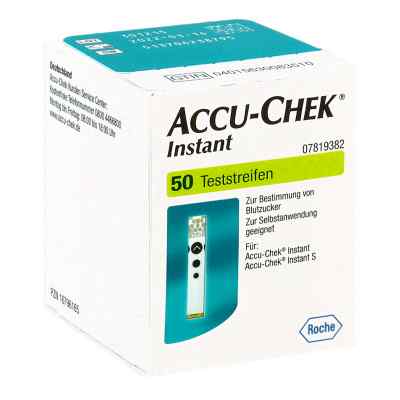Accu Chek Instant Teststreifen 1X50 stk von Roche Diabetes Care Deutschland GmbH PZN 16796165